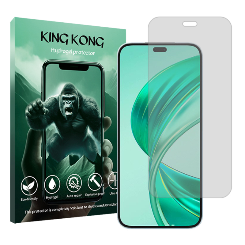 محافظ صفحه نمایش شفاف کینگ کونگ مدل Tough مناسب برای گوشی موبایل آنر X8b محافظ صفحه نمایش شفاف کینگ کونگ مدل Tough مناسب برای گوشی موبایل آنر X8b