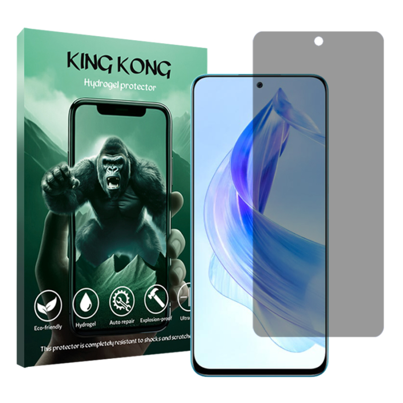 محافظ صفحه نمایش حریم شخصی کینگ کونگ مدل Tough مناسب برای گوشی موبایل آنر 90 Lite