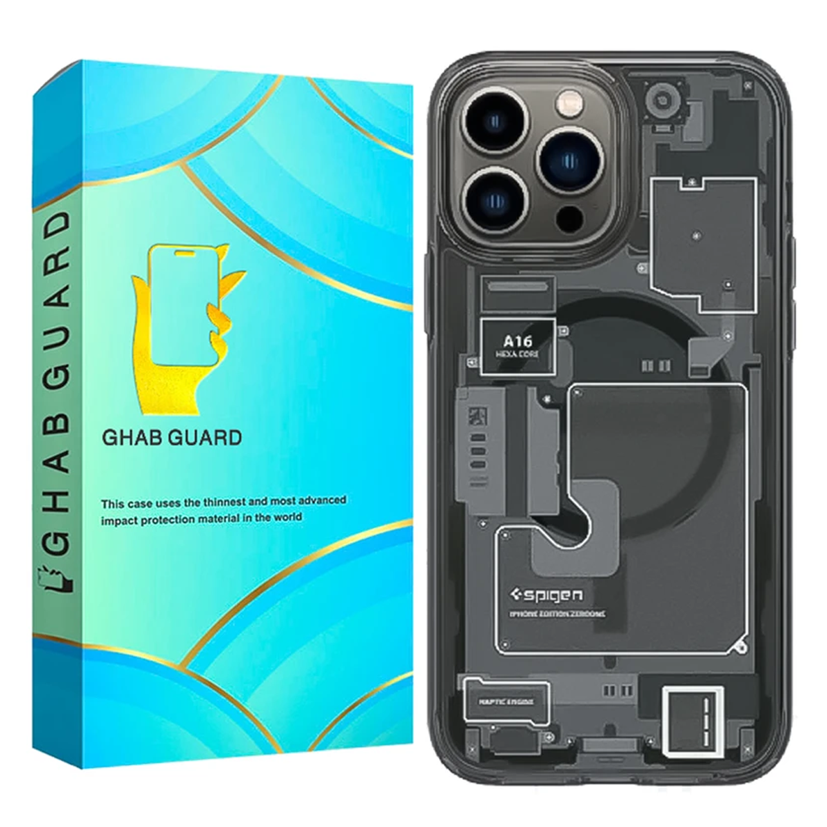 کاور گوشی اپل iPhone 16 Pro قاب گارد مدل GSP1-مشکی کاور گوشی اپل iPhone 16 Pro قاب گارد مدل GSP1-مشکی