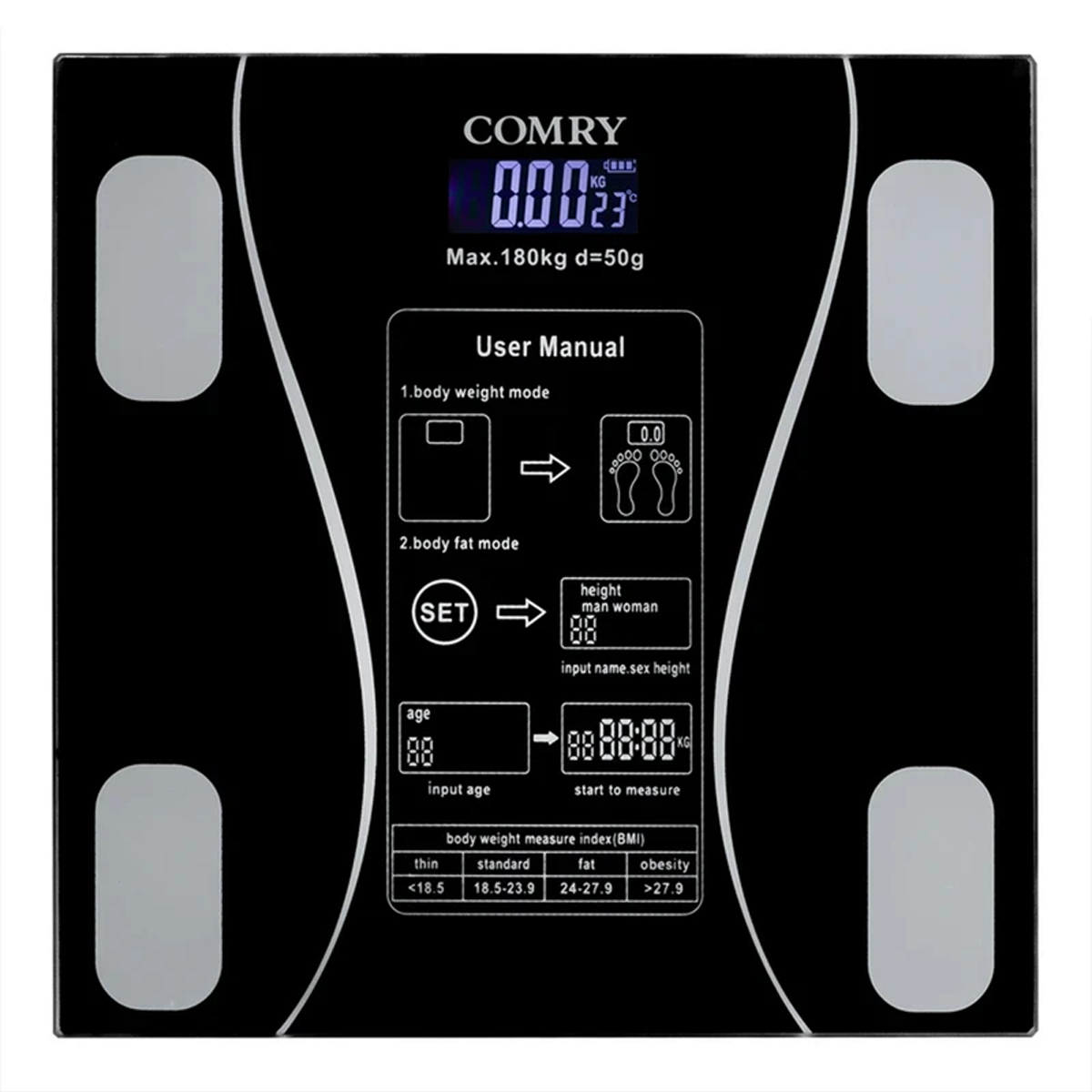 ترازو دیجیتال کمری مدل PERSONAL SCALE ترازو دیجیتال کمری مدل PERSONAL SCALE