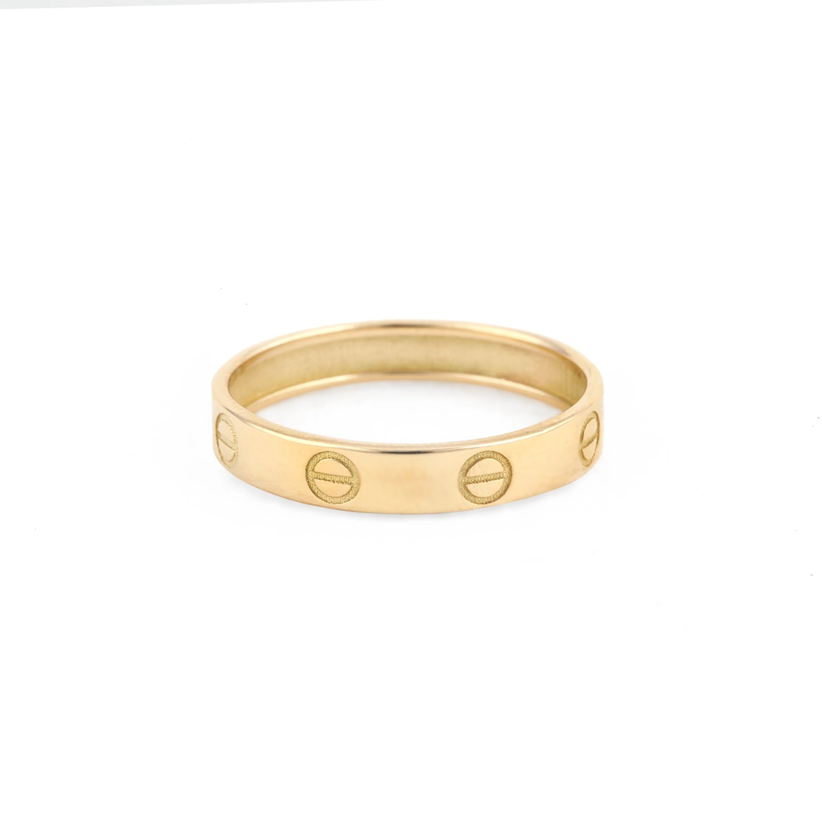 انگشتر طلای زنانه 18 عیار بان گالری مدل کارتیه لاو پهن انگشتر طلای زنانه 18 عیار بان گالری مدل کارتیه لاو پهن