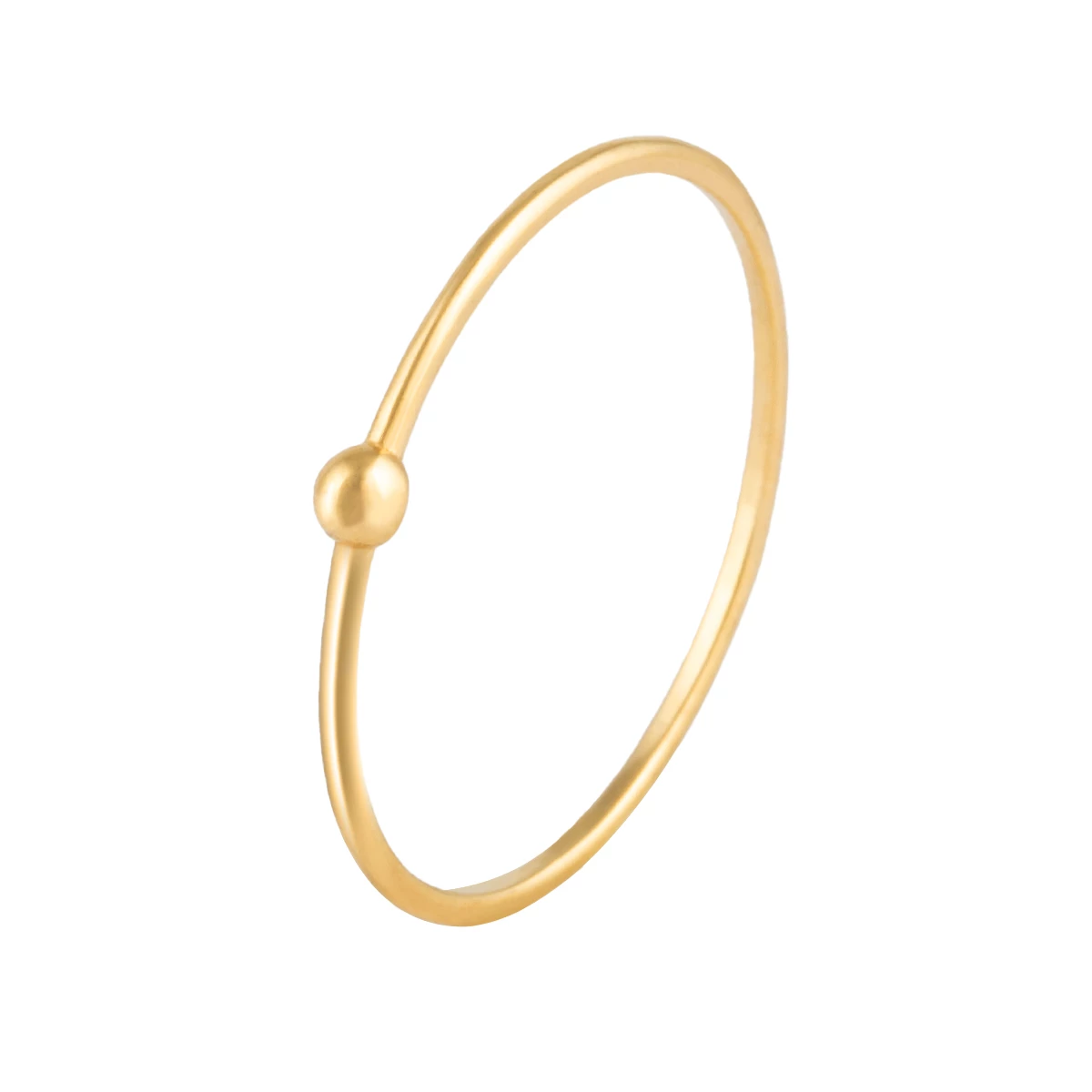 انگشتر طلای زنانه 18 عیار بان گالری مدل حلقه مینیمال تک گوارسه-0.53 انگشتر طلای زنانه 18 عیار بان گالری مدل حلقه مینیمال تک گوارسه-0.53