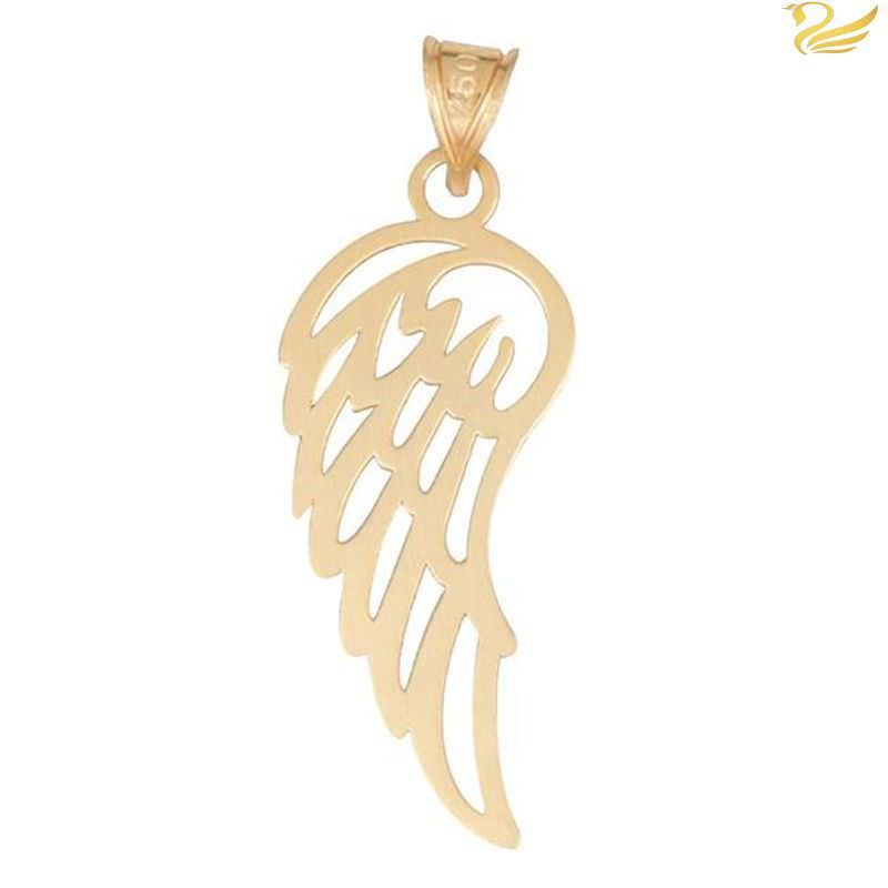 پلاک طرح بال طلا 18عیار طرح بال فرشته پلاک طرح بال طلا 18عیار طرح بال فرشته