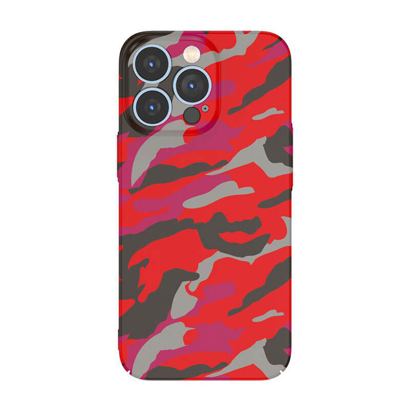 کاور گوشی اپل iPhone 13 Pro Max گرین مدل Camouflage  کاور گوشی اپل iPhone 13 Pro Max گرین مدل Camouflage