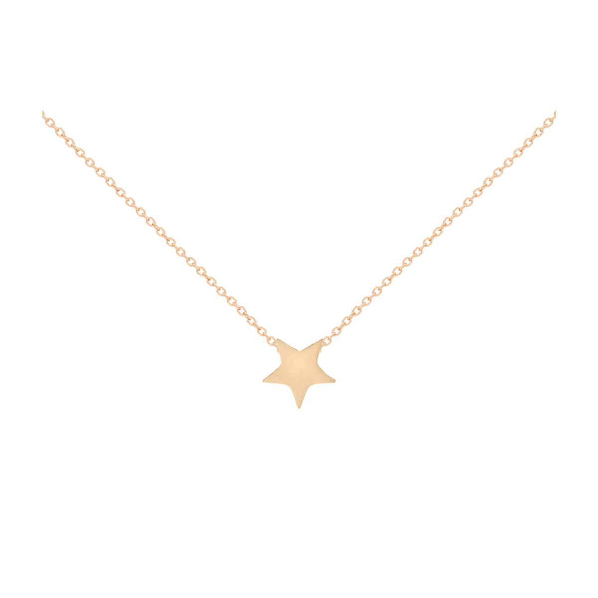 گردنبند طلای زنانه 18 عیار بان گالری مدل ستاره ساده-1.33 گردنبند طلای زنانه 18 عیار بان گالری مدل ستاره ساده-1.33