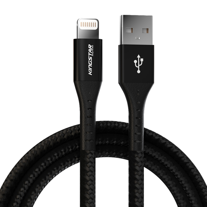 کابل تبدیل USB به لایتنینگ کینگ استار مدل K125i طول 1.2 متر کابل تبدیل USB به لایتنینگ کینگ استار مدل K125i طول 1.2 متر