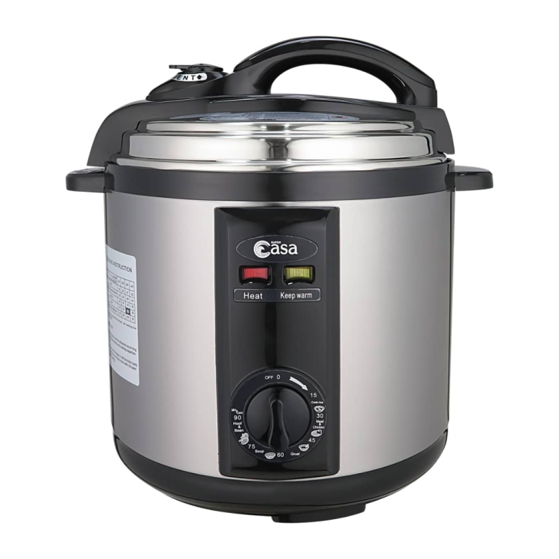 زودپز برقی سوپر کاسا مدل CA-108 گنجایش 8 لیتر زودپز برقی سوپر کاسا مدل CA-108 گنجایش 8 لیتر