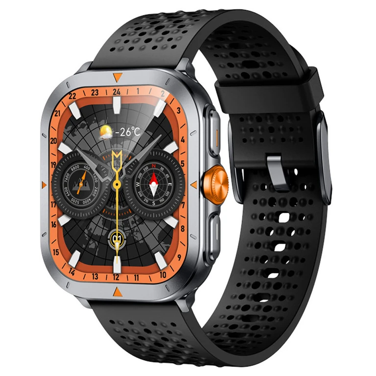 ساعت هوشمند گلوریمی مدل GX TRACE-نارنجی ساعت هوشمند گلوریمی مدل GX TRACE-نارنجی