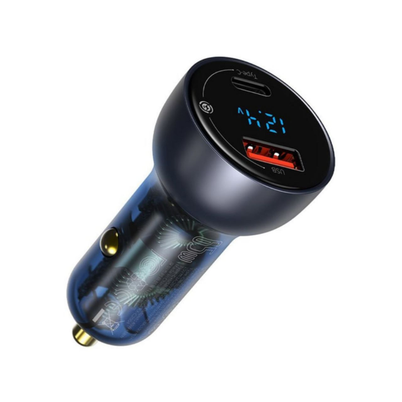 شارژر فندکی 65 وات باسئوس مدل Dual Quick Charger-65W شارژر فندکی 65 وات باسئوس مدل Dual Quick Charger-65W