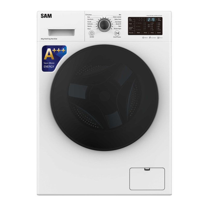 ماشین لباسشویی 9 کیلوگرم سام الکترونیک مدل BL-P1465W ماشین لباسشویی 9 کیلوگرم سام الکترونیک مدل BL-P1465W