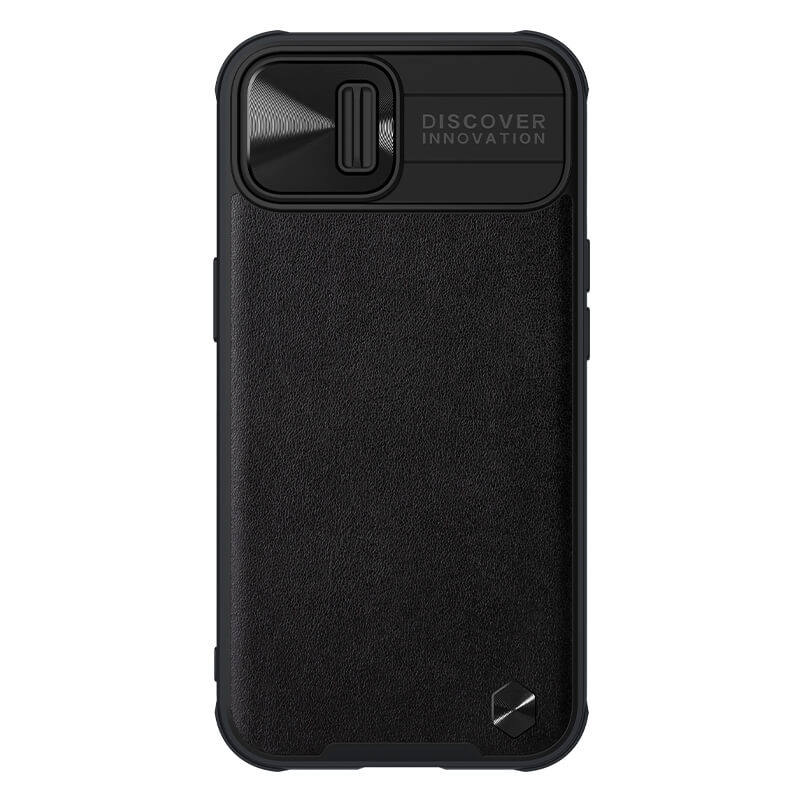 کاور گوشی اپل iPhone 13 نیلکین مدل CamShield Leather-سبز تیره کاور گوشی اپل iPhone 13 نیلکین مدل CamShield Leather-سبز تیره