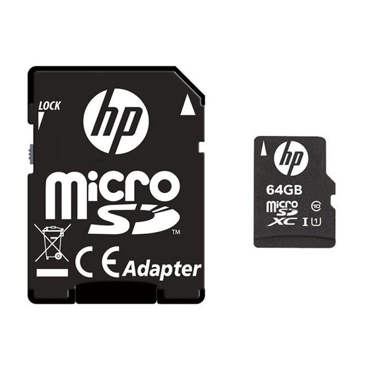 کارت حافظه microSDHC اچ پی کلاس 10 استاندارد UHS-I U1 مدل mi210 ظرفیت 64 گیگابایت به همراه آداپتور SD کارت حافظه microSDHC اچ پی کلاس 10 استاندارد UHS-I U1 مدل mi210 ظرفیت 64 گیگابایت به همراه آداپتور SD