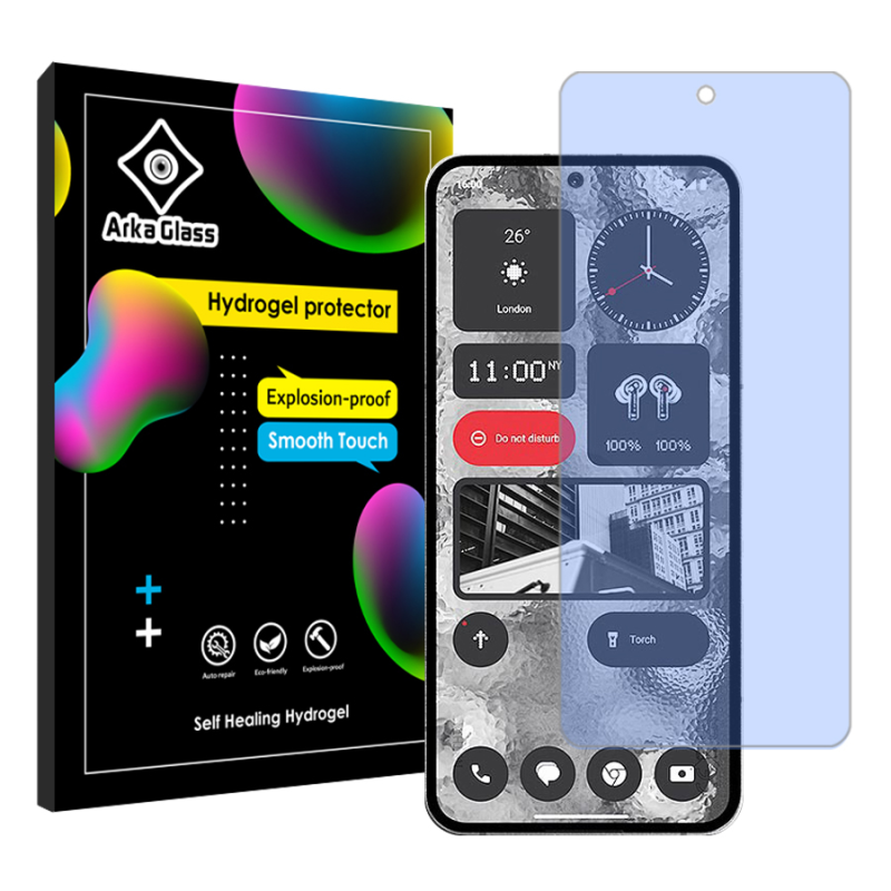 محافظ صفحه نمایش آنتی بلو آرکا گلس مدل Tough مناسب برای گوشی موبایل ناتینگ فون 2 محافظ صفحه نمایش آنتی بلو آرکا گلس مدل Tough مناسب برای گوشی موبایل ناتینگ فون 2