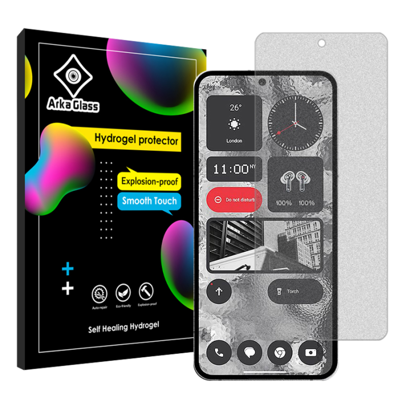 محافظ صفحه نمایش مات آرکا گلس مدل Tough مناسب برای گوشی موبایل ناتینگ فون 2 محافظ صفحه نمایش مات آرکا گلس مدل Tough مناسب برای گوشی موبایل ناتینگ فون 2