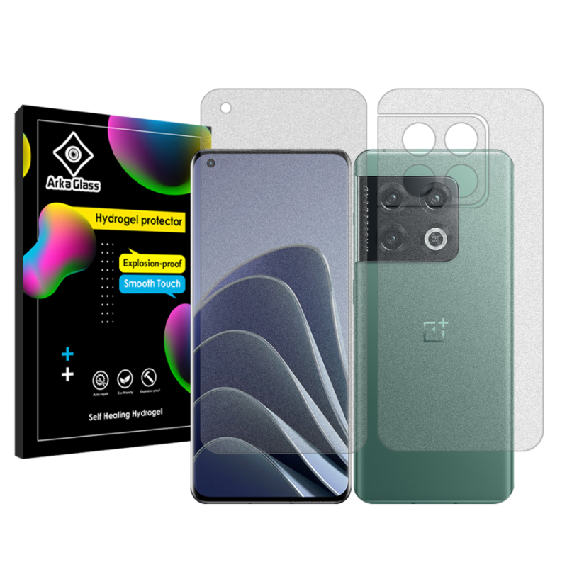 محافظ صفحه نمایش مات آرکا گلس مدل Tough مناسب برای گوشی موبایل وان پلاس 10 Pro به همراه محافظ پشت گوشی محافظ صفحه نمایش مات آرکا گلس مدل Tough مناسب برای گوشی موبایل وان پلاس 10 Pro به همراه محافظ پشت گوشی
