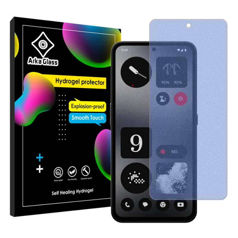محافظ صفحه نمایش مات آنتی بلو آرکا گلس مدل Tough مناسب برای گوشی موبایل ناتینگ CMF Phone 1