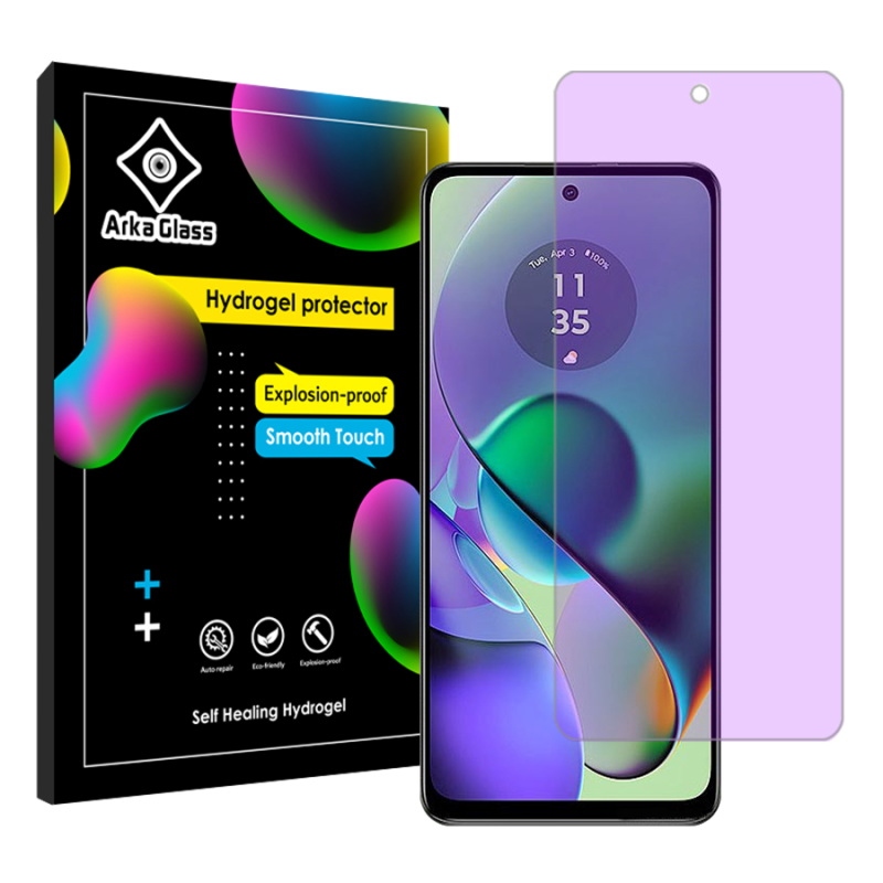 محافظ صفحه نمایش ضد اشعه بنفش آرکا گلس مدل Tough مناسب برای گوشی موبایل موتورولا Moto G54 محافظ صفحه نمایش ضد اشعه بنفش آرکا گلس مدل Tough مناسب برای گوشی موبایل موتورولا Moto G54