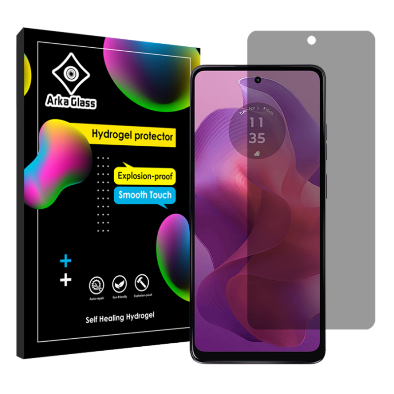 محافظ صفحه نمایش حریم شخصی آرکا گلس مدل Tough مناسب برای گوشی موبایل موتورولا Moto G24 محافظ صفحه نمایش حریم شخصی آرکا گلس مدل Tough مناسب برای گوشی موبایل موتورولا Moto G24