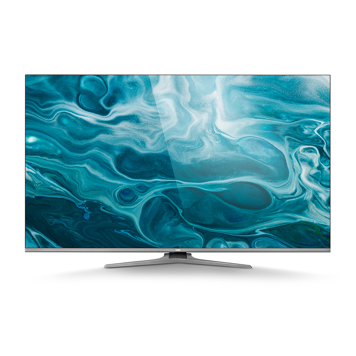 تلویزیون LED سام مدل 65Q70D سایز 65 اینچ-نقره‌ای