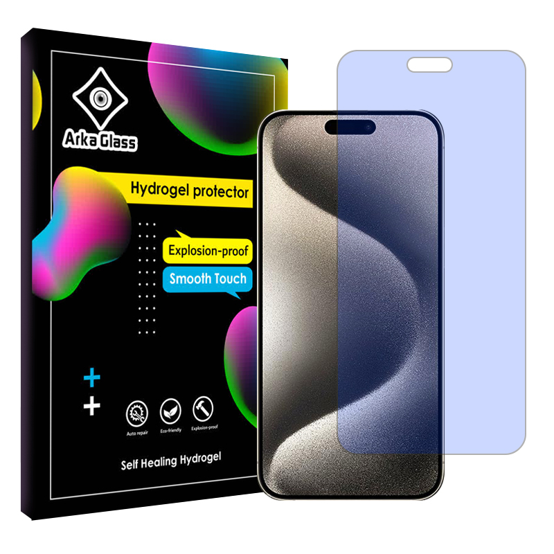 محافظ صفحه نمایش ضد اشعه آبی آرکا گلس مدل Tough مناسب برای گوشی موبایل اپل iPhone 15 Pro Max محافظ صفحه نمایش ضد اشعه آبی آرکا گلس مدل Tough مناسب برای گوشی موبایل اپل iPhone 15 Pro Max