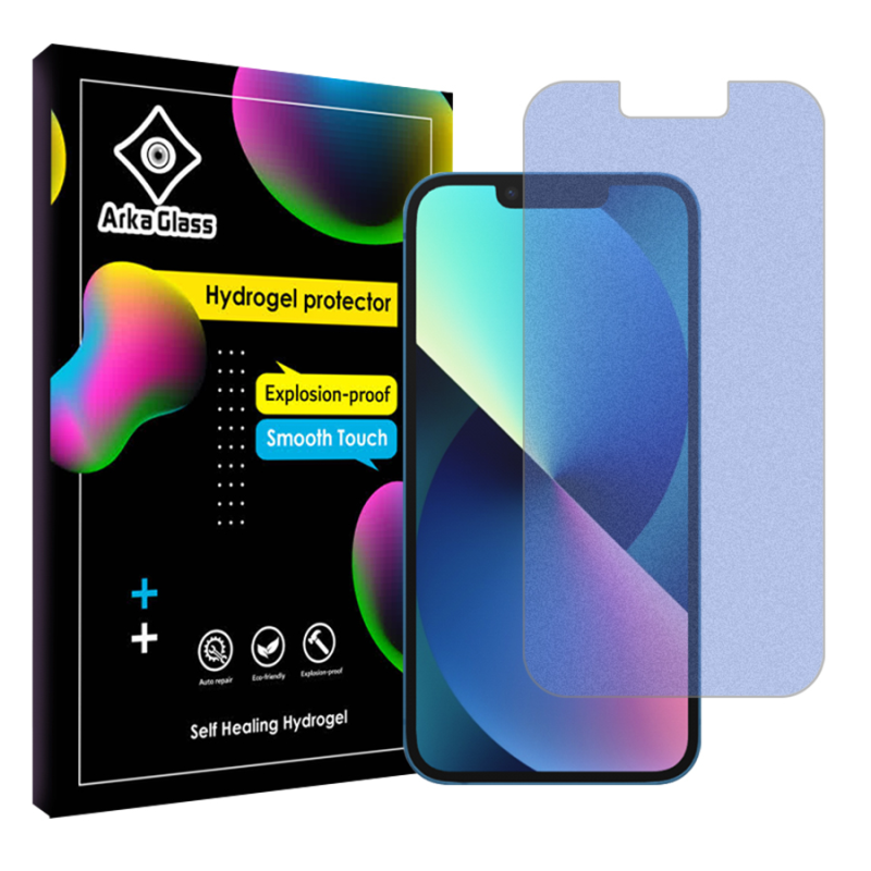 محافظ صفحه نمایش مات ضد اشعه آبی آرکا گلس مدل Tough مناسب برای گوشی موبایل اپل iPhone 13 محافظ صفحه نمایش مات ضد اشعه آبی آرکا گلس مدل Tough مناسب برای گوشی موبایل اپل iPhone 13