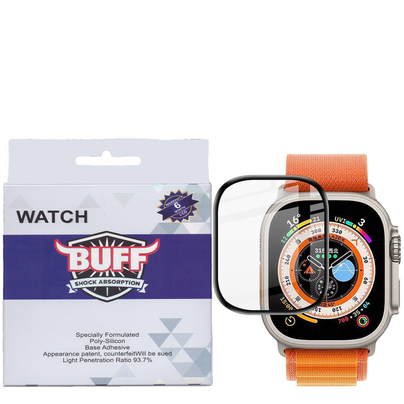 گلس اپل واچ 49 میلی متری سری Ultra بوف مدل  FullGlue-Pro-G گلس اپل واچ 49 میلی متری سری Ultra بوف مدل  FullGlue-Pro-G