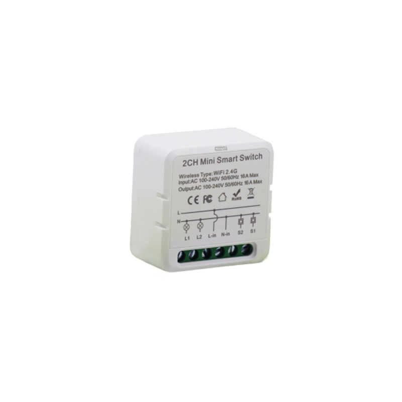 رله سوئیچ هوشمند تویا مدل رله دو کانال پشت کلیدی WiFi رله سوئیچ هوشمند تویا مدل رله دو کانال پشت کلیدی WiFi