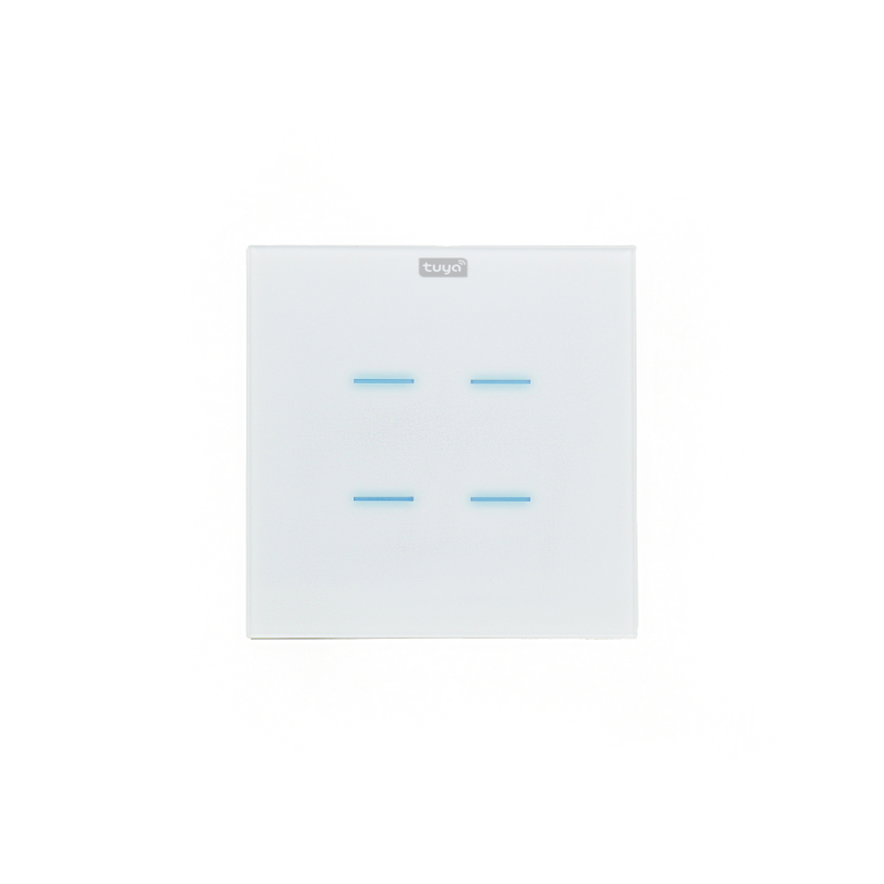 کلید هوشمند تویا مدل چهار پل طرح خط Wi Fi کلید هوشمند تویا مدل چهار پل طرح خط Wi Fi