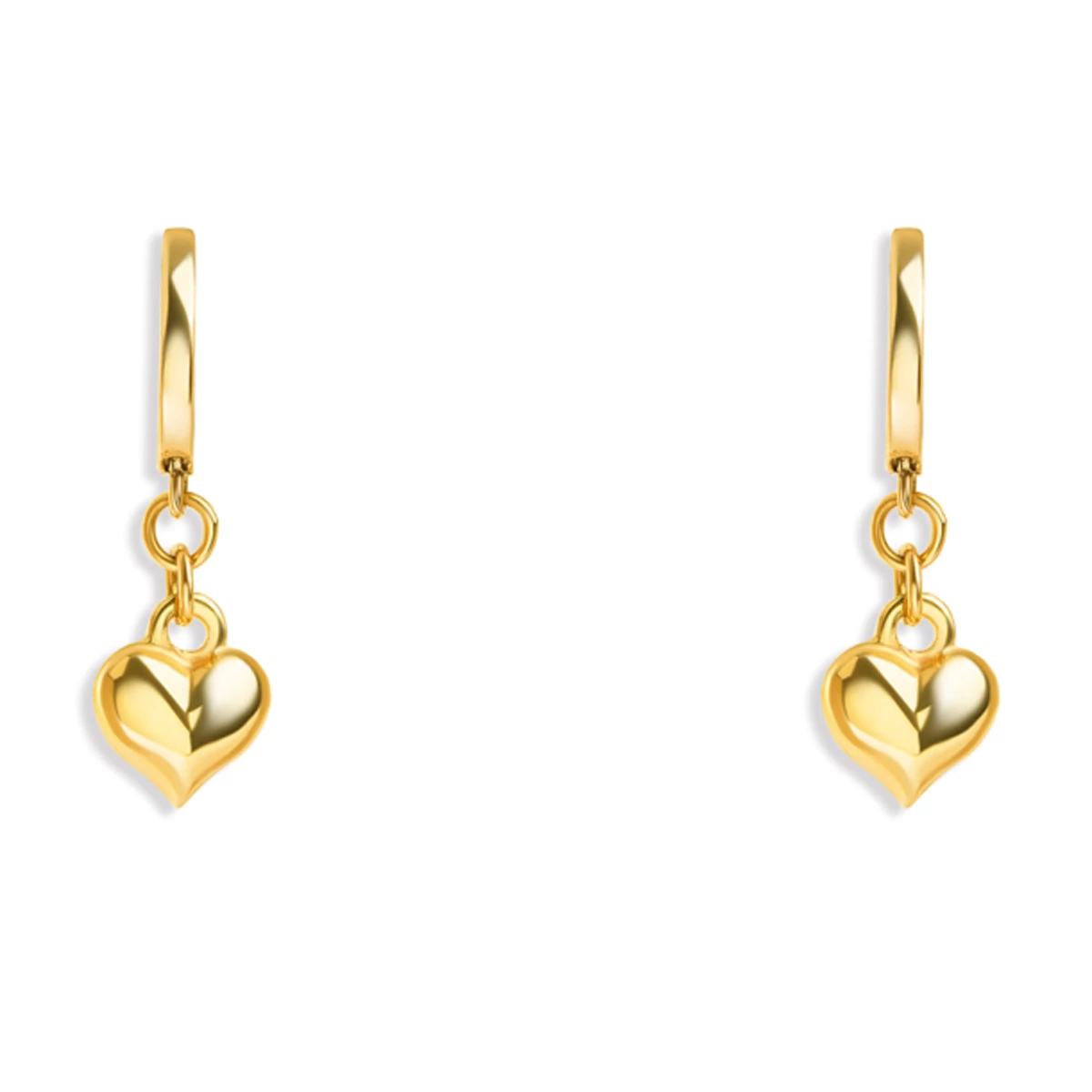 گوشواره طلا زنانه مدل روکو قلب دامله کد we4146-2.13 گوشواره طلا زنانه مدل روکو قلب دامله کد we4146-2.13