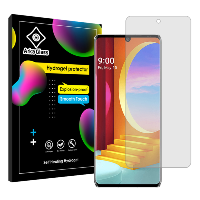 محافظ صفحه نمایش شفاف آرکا گلس مدل Tough مناسب برای گوشی موبایل ال جی Velvet