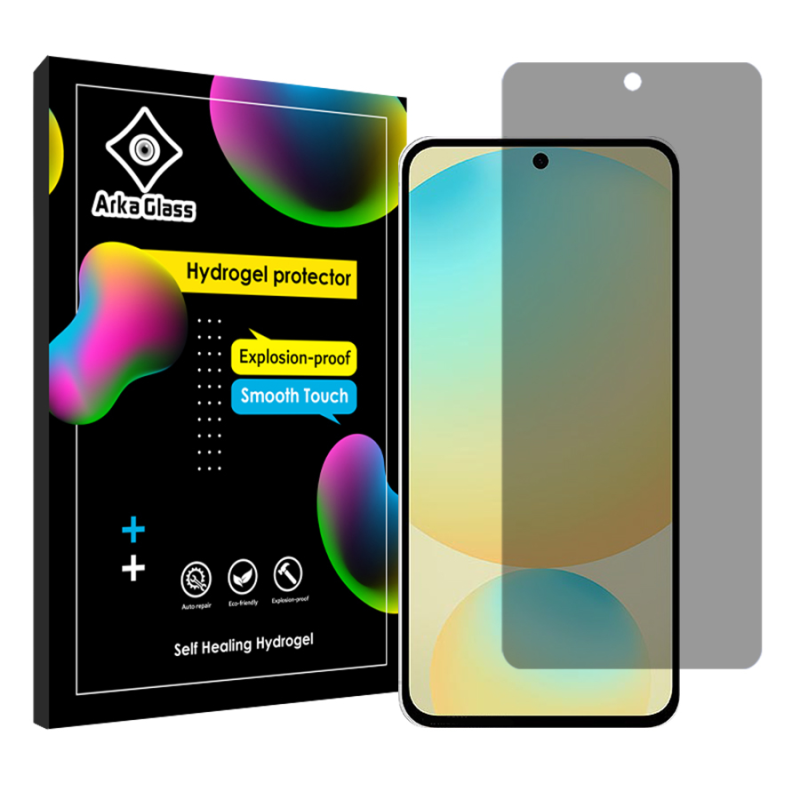 محافظ صفحه نمایش حریم شخصی آرکا گلس مدل Tough مناسب برای گوشی موبایل سامسونگ Galaxy S24 FE