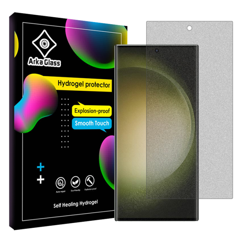 محافظ صفحه نمایش مات آرکا گلس مدل Tough مناسب برای گوشی موبایل سامسونگ Galaxy S23 Ultra