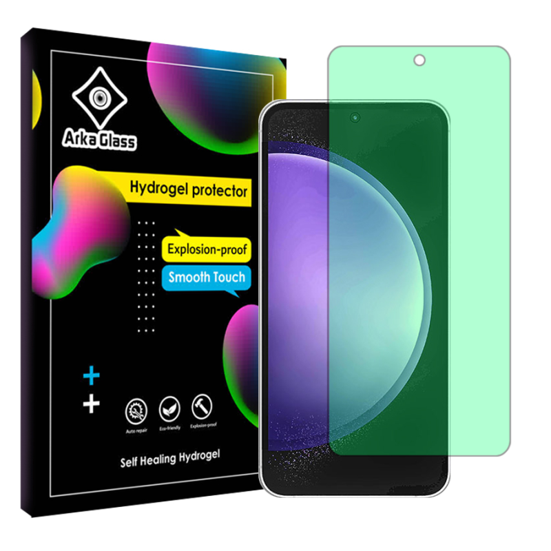 محافظ صفحه نمایش گرین لایت آرکا گلس مدل Tough مناسب برای گوشی موبایل سامسونگ Galaxy S23 FE محافظ صفحه نمایش گرین لایت آرکا گلس مدل Tough مناسب برای گوشی موبایل سامسونگ Galaxy S23 FE