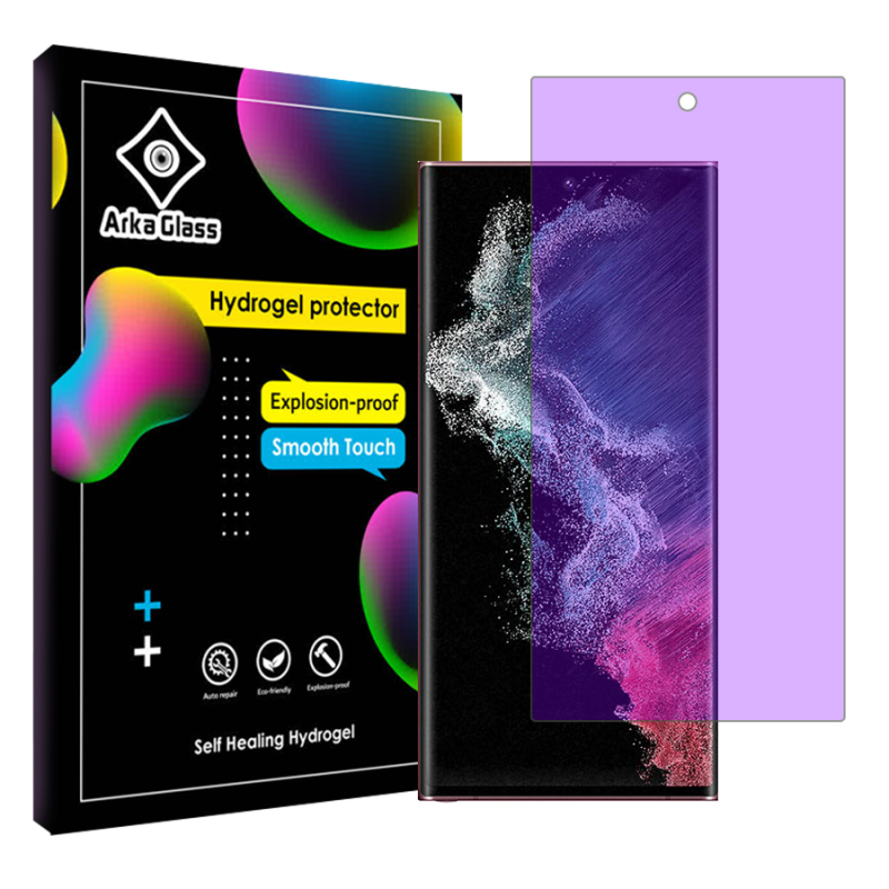 محافظ صفحه نمایش ضد اشعه بنفش آرکا گلس مدل Tough مناسب برای گوشی موبایل سامسونگ Galaxy S22 Ultra 5G محافظ صفحه نمایش ضد اشعه بنفش آرکا گلس مدل Tough مناسب برای گوشی موبایل سامسونگ Galaxy S22 Ultra 5G