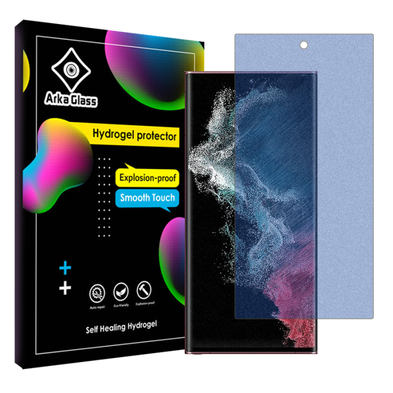 محافظ صفحه نمایش مات ضد اشعه آبی آرکا گلس مدل Tough مناسب برای گوشی موبایل سامسونگ Galaxy S22 Ultra 5G محافظ صفحه نمایش مات ضد اشعه آبی آرکا گلس مدل Tough مناسب برای گوشی موبایل سامسونگ Galaxy S22 Ultra 5G
