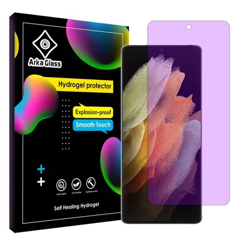 محافظ صفحه نمایش آنتی پرپل آرکا گلس مدل Tough مناسب برای گوشی موبایل سامسونگ Galaxy S21 Ultra 5G محافظ صفحه نمایش آنتی پرپل آرکا گلس مدل Tough مناسب برای گوشی موبایل سامسونگ Galaxy S21 Ultra 5G