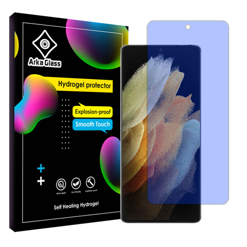 محافظ صفحه نمایش ضد اشعه آبی آرکا گلس مدل Tough مناسب برای گوشی موبایل سامسونگ Galaxy S21 Ultra 5G محافظ صفحه نمایش ضد اشعه آبی آرکا گلس مدل Tough مناسب برای گوشی موبایل سامسونگ Galaxy S21 Ultra 5G