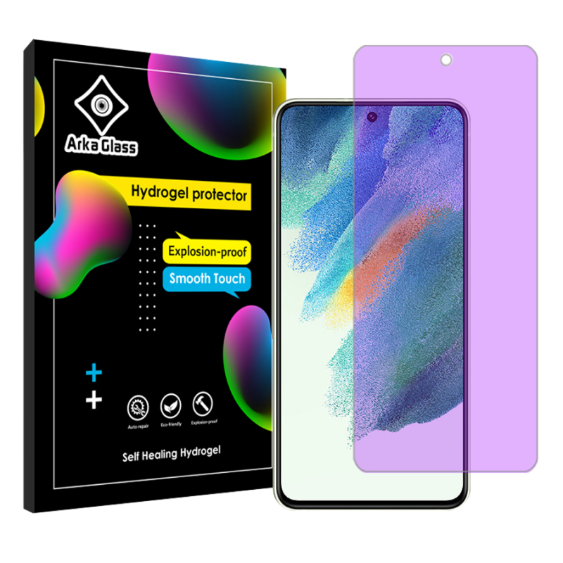 محافظ صفحه نمایش آنتی پرپل آرکا گلس مدل Tough مناسب برای گوشی موبایل سامسونگ Galaxy S21 FE 5G