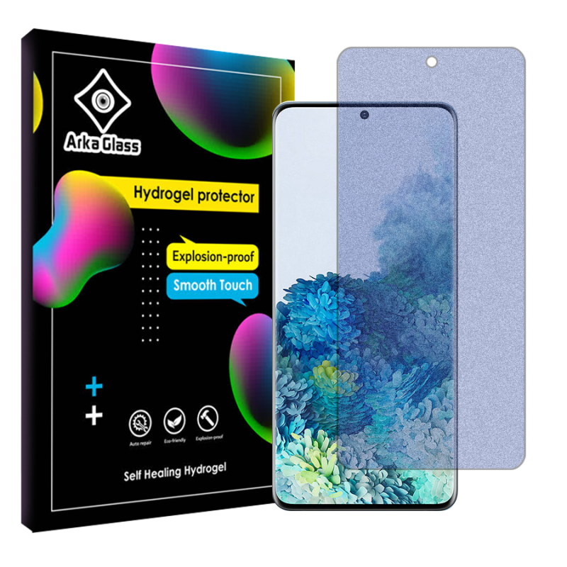 محافظ صفحه نمایش مات آنتی بلو آرکا گلس مدل Tough مناسب برای گوشی موبایل سامسونگ Galaxy S20 Plus محافظ صفحه نمایش مات آنتی بلو آرکا گلس مدل Tough مناسب برای گوشی موبایل سامسونگ Galaxy S20 Plus