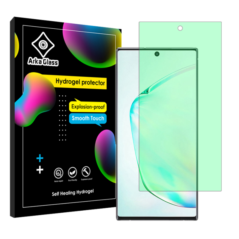 محافظ صفحه نمایش گرین لایت آرکا گلس مدل Tough مناسب برای گوشی موبایل سامسونگ Galaxy Note10 Plus محافظ صفحه نمایش گرین لایت آرکا گلس مدل Tough مناسب برای گوشی موبایل سامسونگ Galaxy Note10 Plus