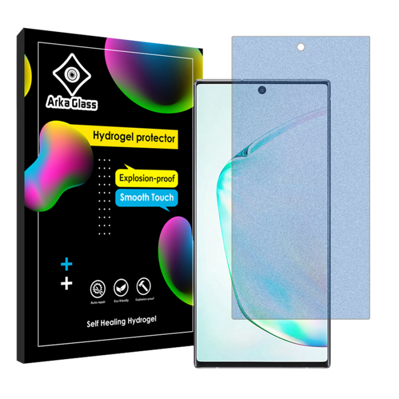 محافظ صفحه نمایش مات آنتی بلو آرکا گلس مدل Tough مناسب برای گوشی موبایل سامسونگ Galaxy Note10 Plus محافظ صفحه نمایش مات آنتی بلو آرکا گلس مدل Tough مناسب برای گوشی موبایل سامسونگ Galaxy Note10 Plus