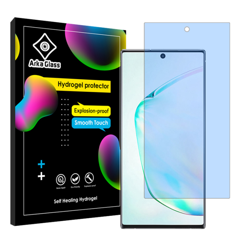 محافظ صفحه نمایش آنتی بلو آرکا گلس مدل Tough مناسب برای گوشی موبایل سامسونگ Galaxy Note10 Plus محافظ صفحه نمایش آنتی بلو آرکا گلس مدل Tough مناسب برای گوشی موبایل سامسونگ Galaxy Note10 Plus