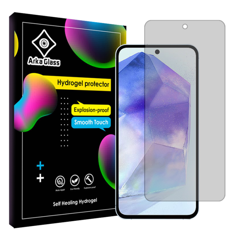 محافظ صفحه نمایش شفاف آرکا گلس مدل Tough مناسب برای گوشی موبایل سامسونگ Galaxy A55 5G محافظ صفحه نمایش شفاف آرکا گلس مدل Tough مناسب برای گوشی موبایل سامسونگ Galaxy A55 5G