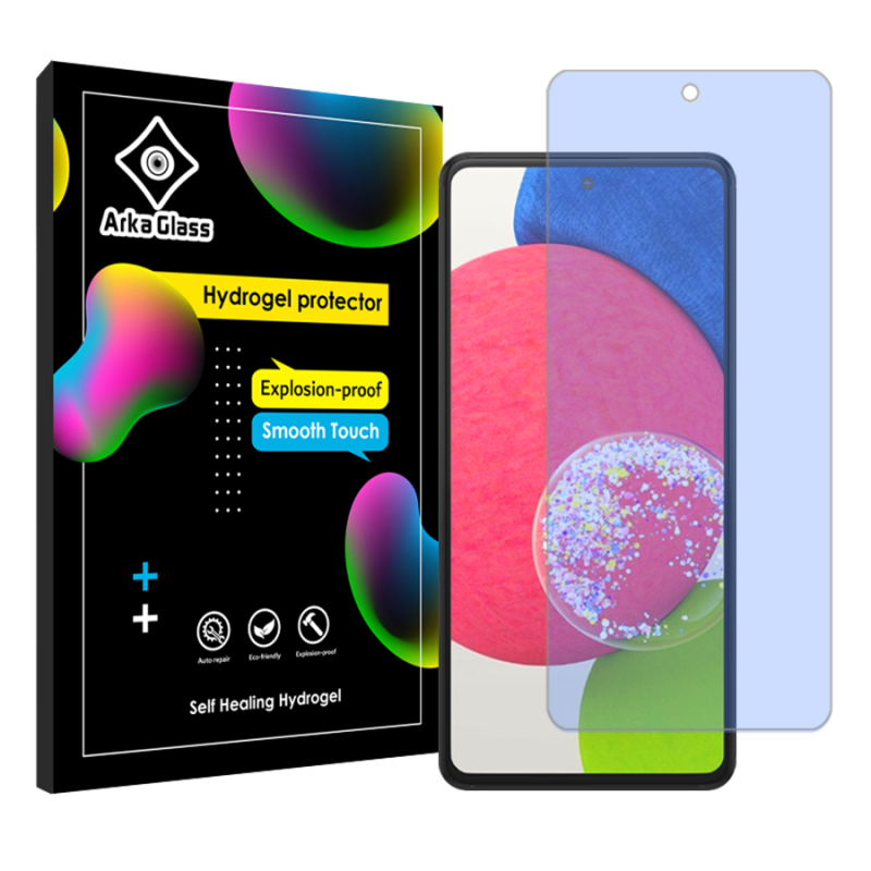 محافظ صفحه نمایش آنتی بلو آرکا گلس مدل Tough مناسب برای گوشی موبایل سامسونگ Galaxy A52s 5G محافظ صفحه نمایش آنتی بلو آرکا گلس مدل Tough مناسب برای گوشی موبایل سامسونگ Galaxy A52s 5G