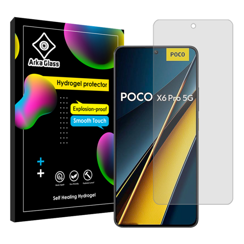 محافظ صفحه نمایش شفاف آرکا گلس مدل Tough مناسب برای گوشی موبایل شیائومی Poco X6 Pro محافظ صفحه نمایش شفاف آرکا گلس مدل Tough مناسب برای گوشی موبایل شیائومی Poco X6 Pro