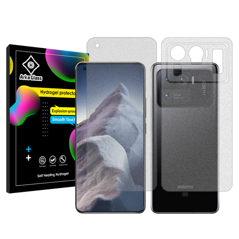 محافظ صفحه نمایش مات آرکا گلس مدل Tough مناسب برای گوشی موبایل شیائومی Mi 11 Ultra به همراه محافظ پشت گوشی محافظ صفحه نمایش مات آرکا گلس مدل Tough مناسب برای گوشی موبایل شیائومی Mi 11 Ultra به همراه محافظ پشت گوشی