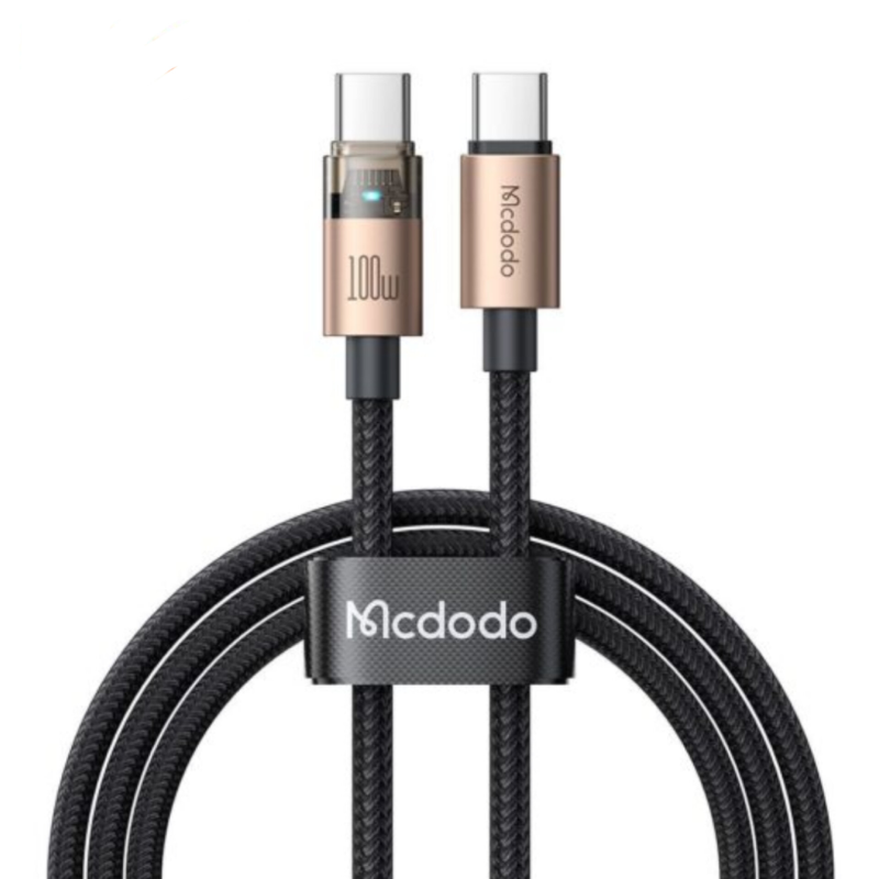 کابل usb-c مک دودو مدل ca-558  100Wطول 1.2متر کابل usb-c مک دودو مدل ca-558  100Wطول 1.2متر