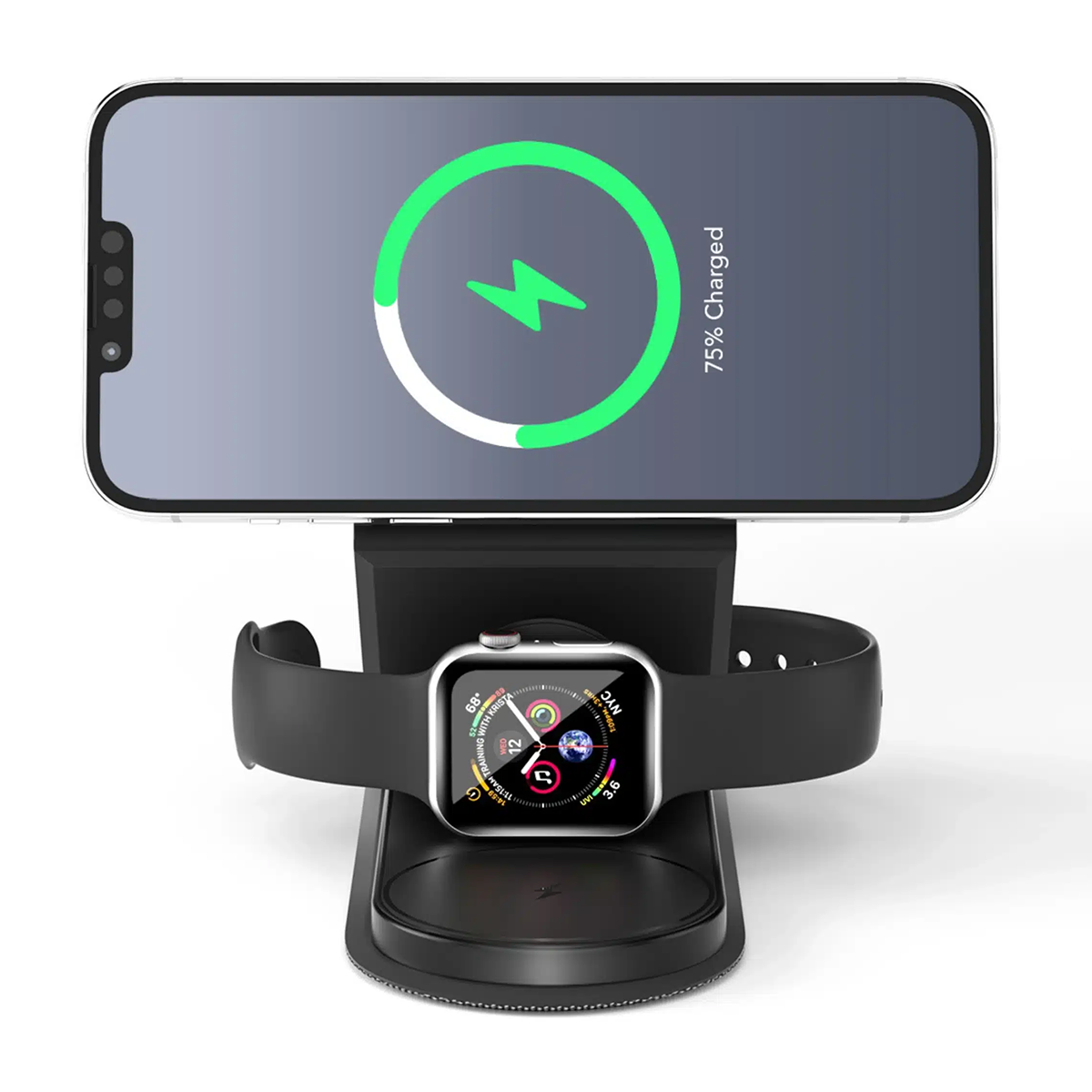 شارژر بی سیم پرووان مدل PWL825-خاکستری شارژر بی سیم پرووان مدل PWL825-خاکستری