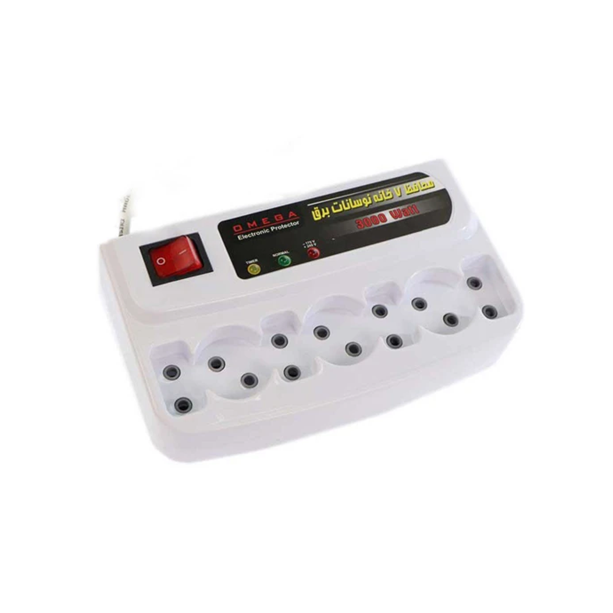 محافظ برق امگا مدل 7 خانه محافظ برق امگا مدل 7 خانه
