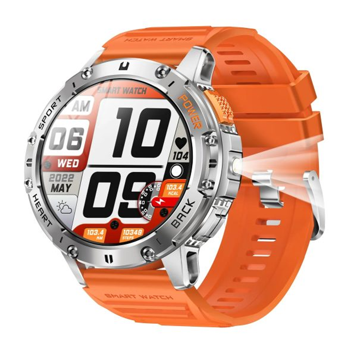 ساعت هوشمند مدل K65 Amoled-نارنجی ساعت هوشمند مدل K65 Amoled-نارنجی